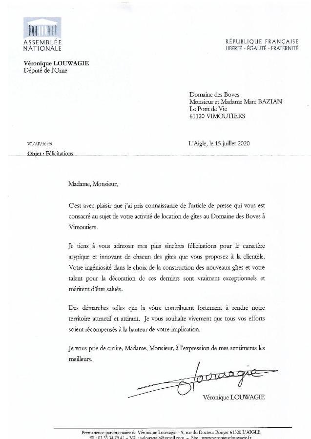 Gite Insolite "Le Coup De Foudre" Sa Vue Panoramique Vimoutiers Экстерьер фото